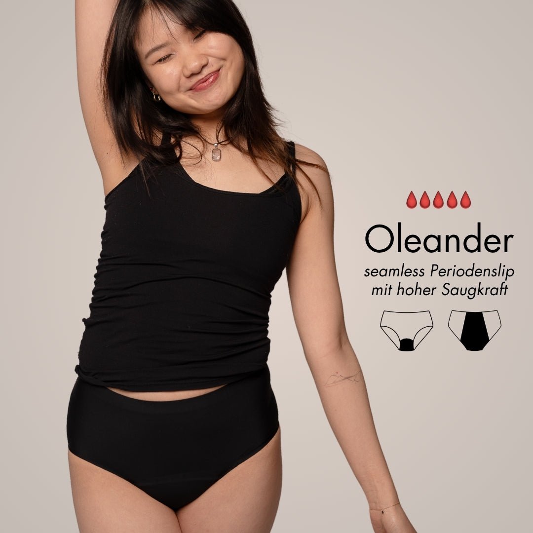 Oleander - seamless Periodenslip mit hoher Saugkraft