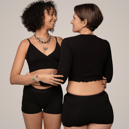 Dahlia - Perioden-Boxershorts für die Nacht