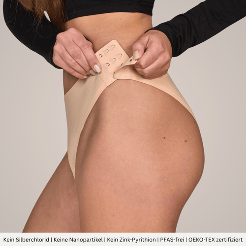 Ivy vanille - seamless Periodenslip mit Verschluss