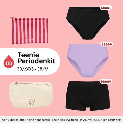 Teenie Periodenkit - für die erste Periode